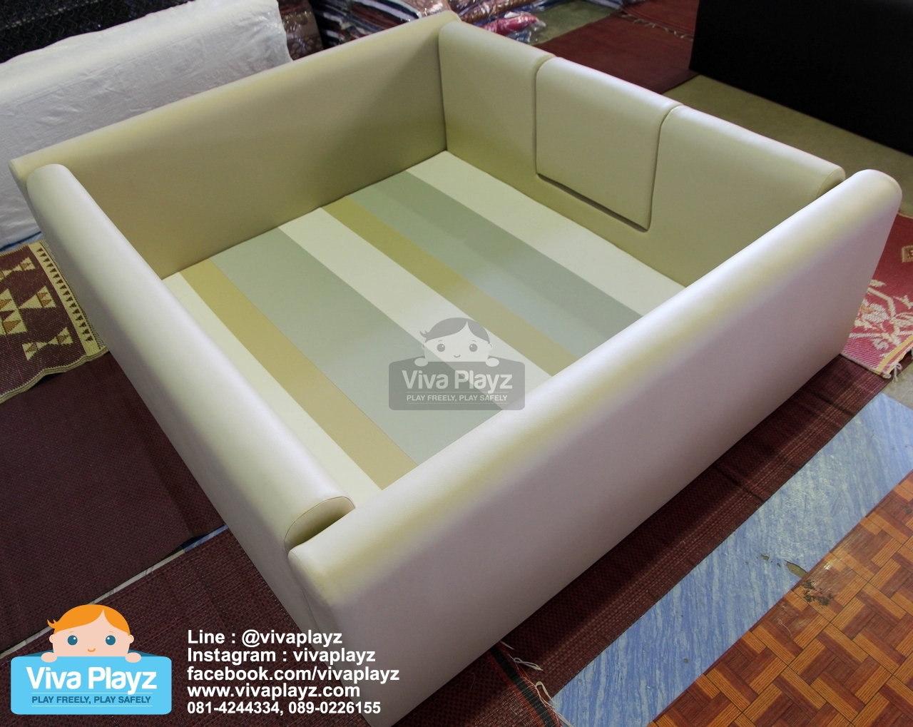 ตัวอย่างสี คอกกั้นเด็ก