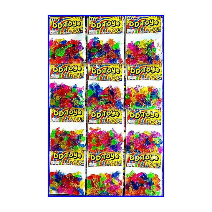 ตัวผลไม้ใสคละสี