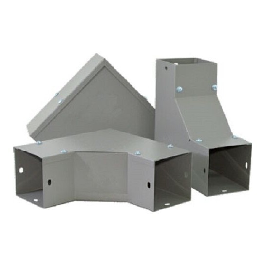 KJL wireway โค้งรางวายแวร์ ข้องอวายแวร (เปิดบน) 2x4 รางวายแวร์ Wire Way 2*4 ออกบิลVATได้