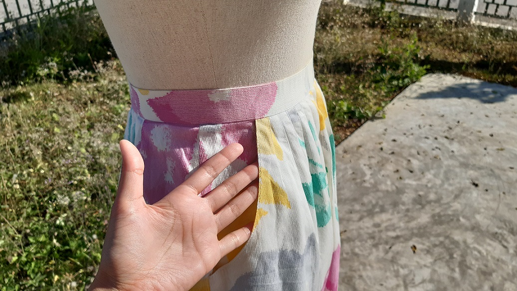 กระโปรงวินเทจ คลุมเข่า