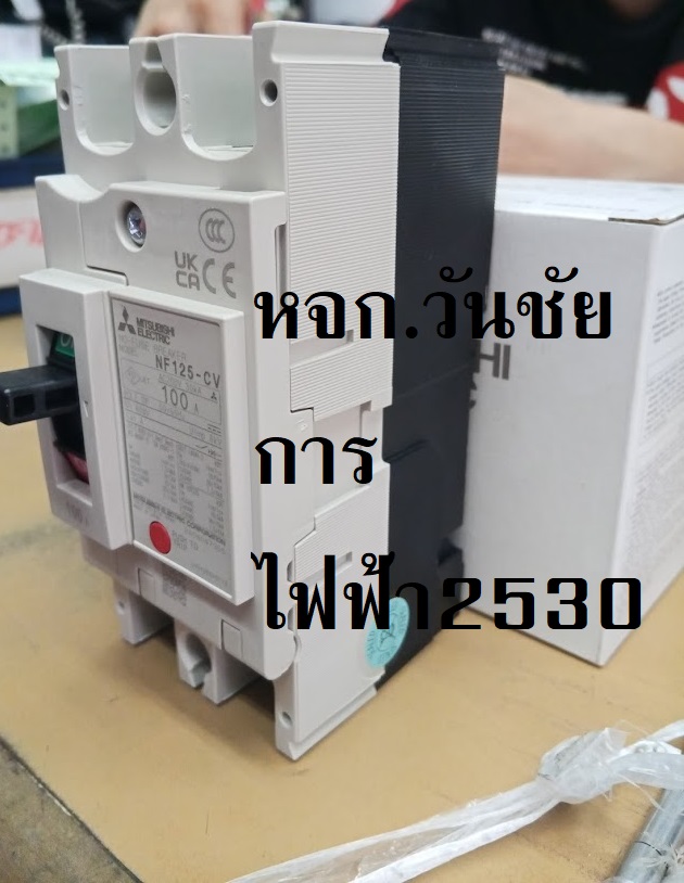 เบรกเกอร์ NF125 CV 2P 100A 30KA มิตซูบิชิ MITSUBISHI 1ตัว พร้อมส่งฟรี พร้อมใบกำกับภาษี