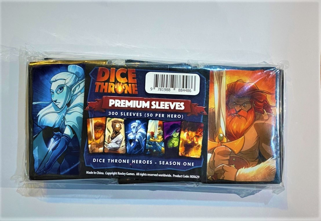 [S] Dice Throne: Heroes Season One - Premium Sleeves x300 [KS]