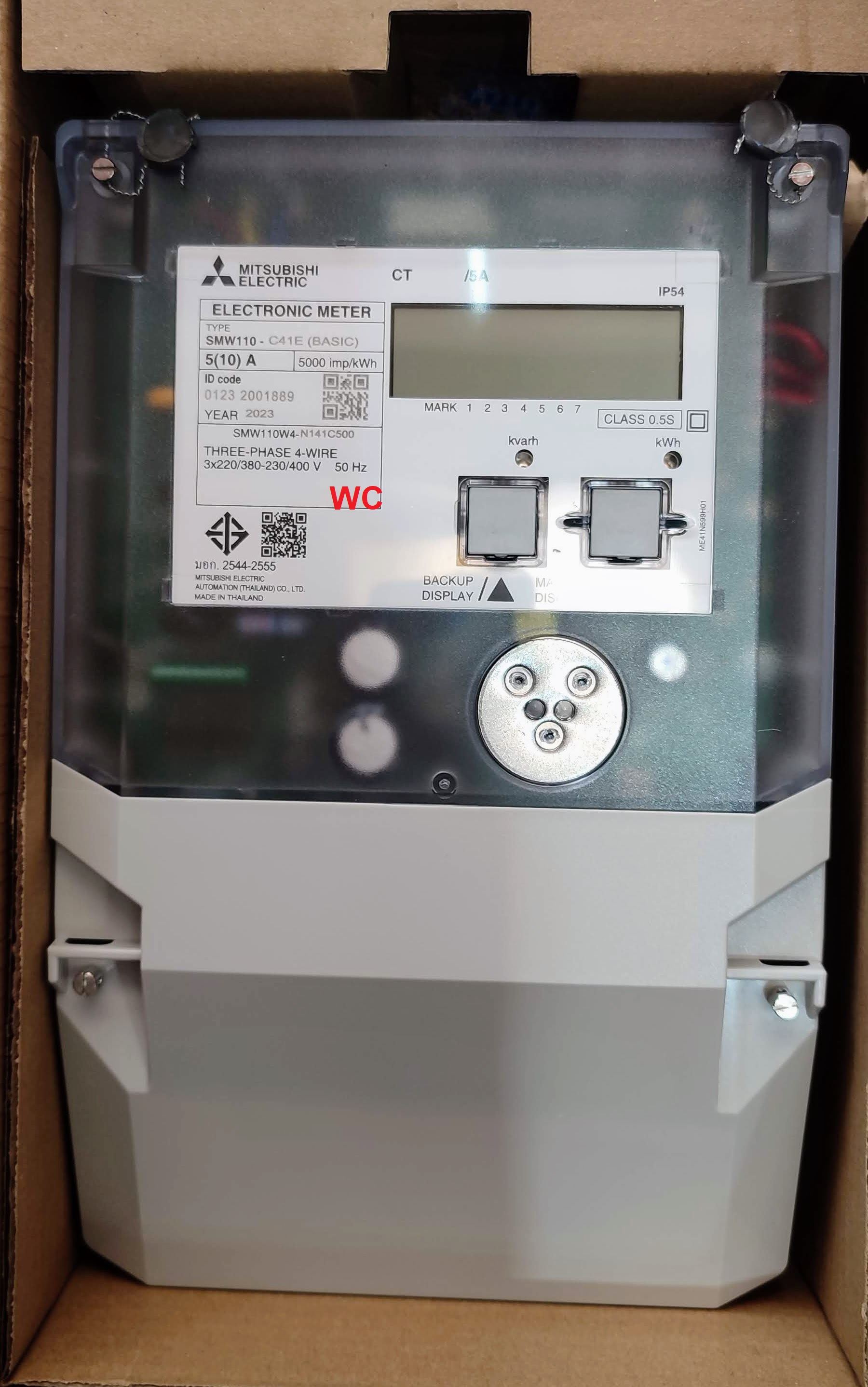 มิเตอร์ไฟฟ้ารุ่น SMW110 Mitsubishi Smart Meter 3P4W CT Type (SMW110)มิเตอร์อัจริยะ (สมาร์ทมิเตอร์)