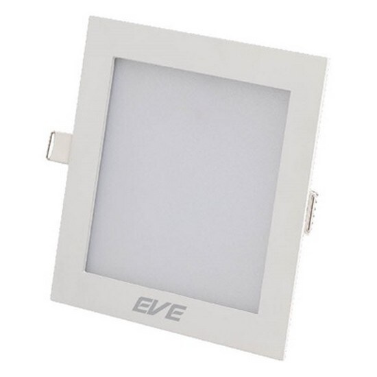 โคมไฟฝั่งฝ้า สี่เหลี่ยม LED EVE 7นิ้ว 15W ดาวไลท์หน้าเหลี่ยม ขอบขาว ทรงสี่เหลี่ยม 15 วัตต์ แสงขาว แสงส้ม