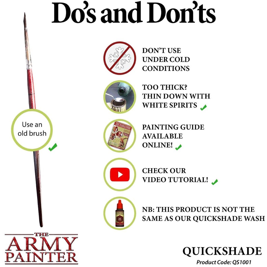 [Paint] The Army Painter: Quickshade Dark tone (Tin Can)