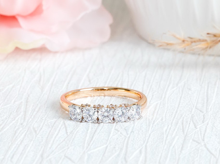 DIAMOND 18K YELLOW GOLD RING แหวน เพชร ทอง 18K Pre-order