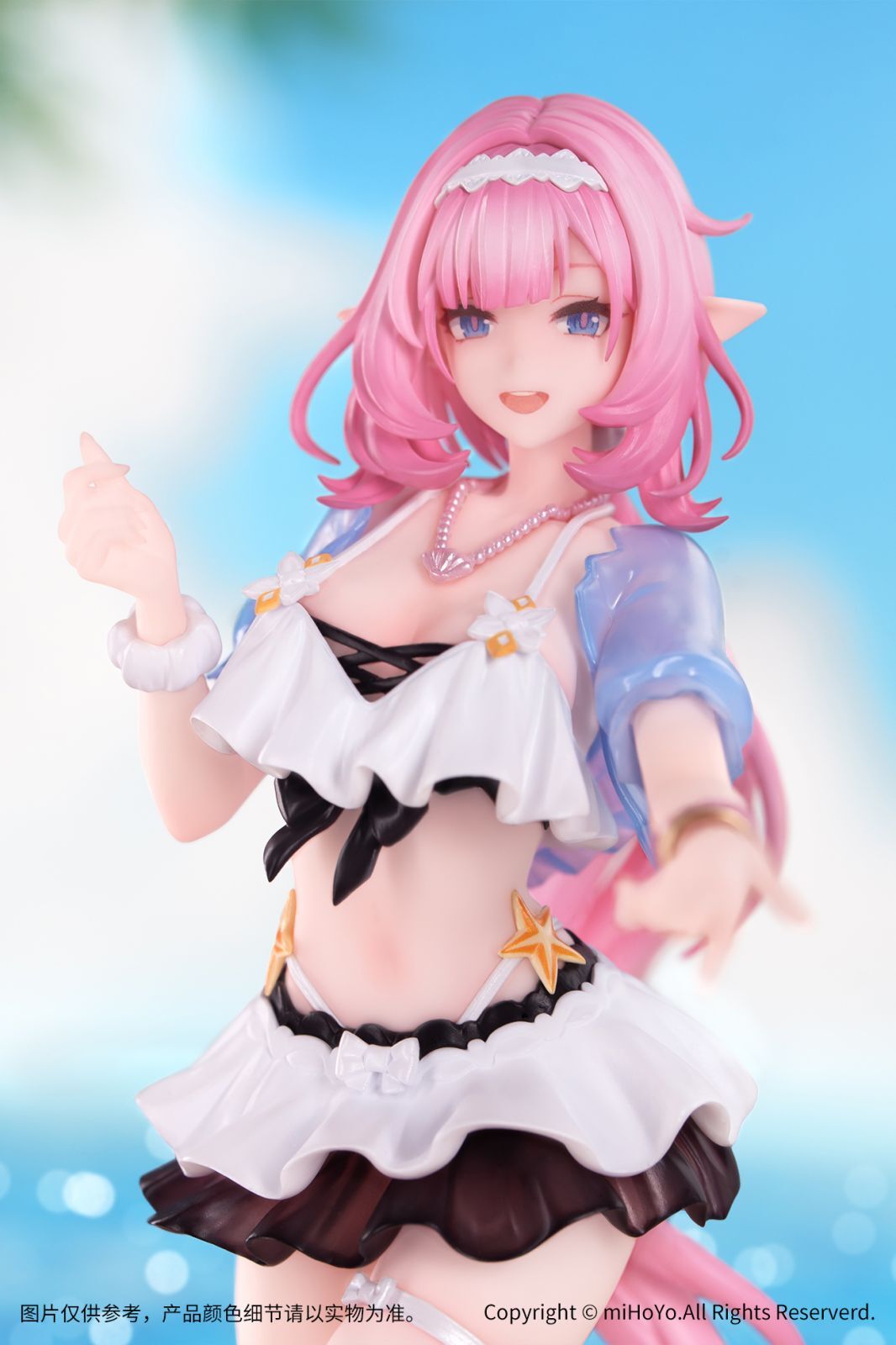 พร้อมส่ง ENJOY 22860 scale Honkai Impact 3 Elysia, Summer miss Elf Ver.1/8 มือ 1 กล่องคม
