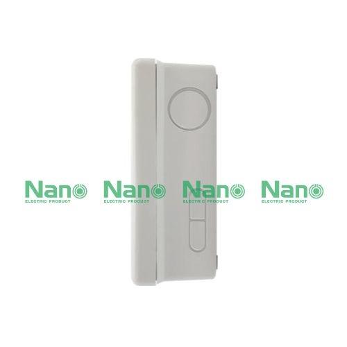 NANO กล่องกันน้ำพลาสติก บ๊อกกันน้ำ PVC ขนาด 2x4x2 นิ้ว รุ่น NANO-201W สีขาว