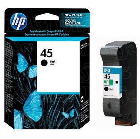 คลับหมึกอิงค์เจ็ท ยี่ห้อ HP รุ่น HP45 BLACK ( Original )