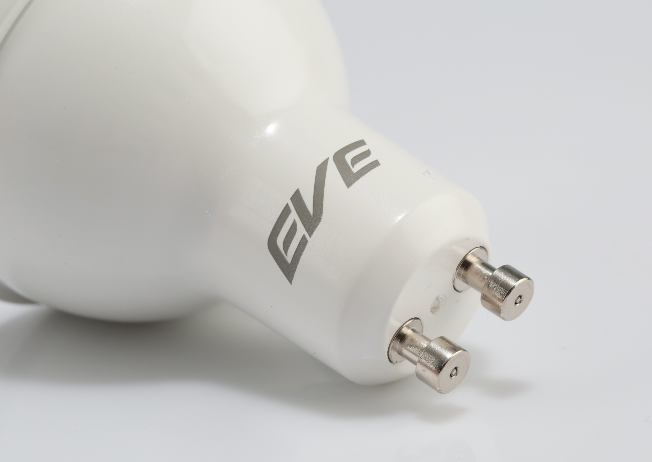 EVE หลอดขั้วเสียบ ทรงถ้วย LED 4W GU10 หลอดแอลอีดี MR16 MASTER ขั้วเสียบหมุน หรือเรียกว่า ขั้วสตาร์เตอร์