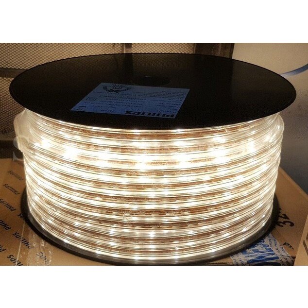Philips ไฟริบบิ้น LED 10เมตร ตัดยาวตลอด +2 จะได้ 20เมตร ฟิลลิป์ Rope Light LED Stripไฟเส้น LED ฟิลิปส์ รุ่น 31086 พร้อมปลั้กเสียบไฟสายยางยี่ห้อฟิลลิป์