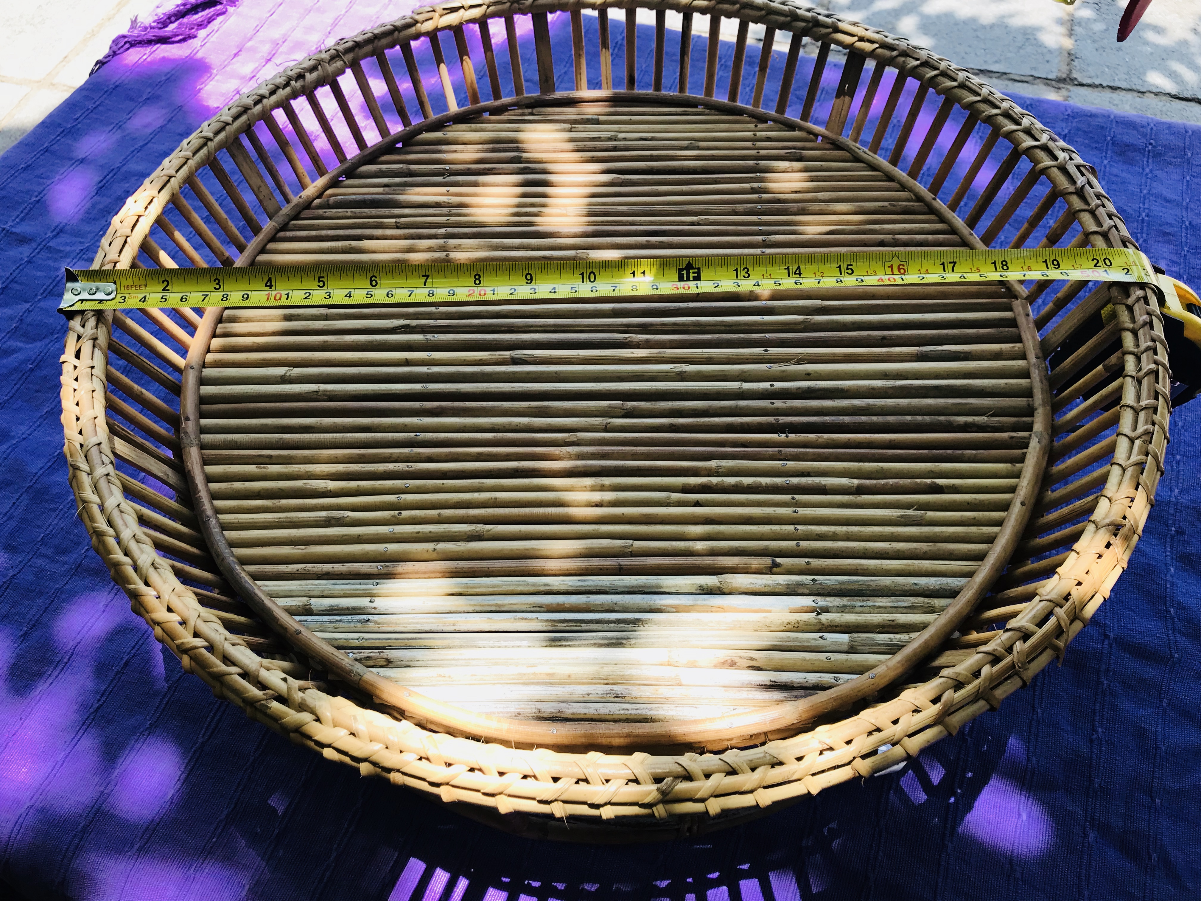 ขันโตกหวายสาน20"