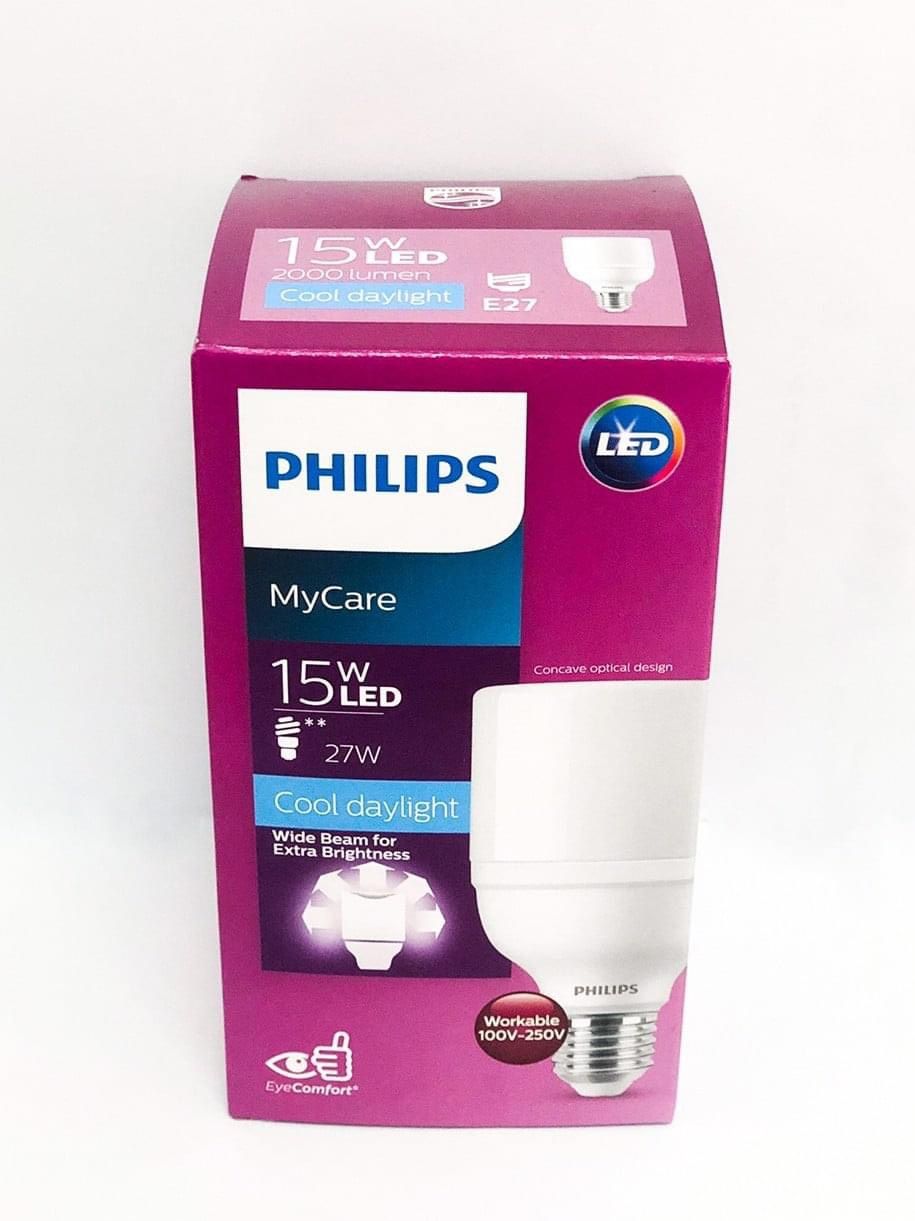 Philips หลอดไฟ LED 15W E27 รุ่นT70 LED Bright Bulb หลอดไฟฟิลลิป์ ฟิลิปส์ MyCare A1