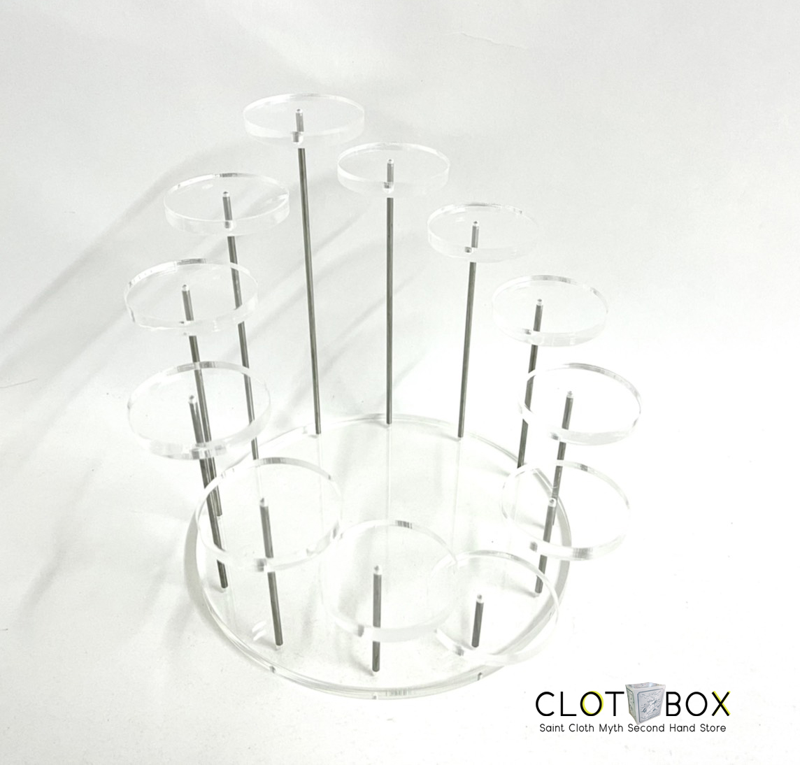 แท่นวางอะคริลิคใส 12 ช่อ