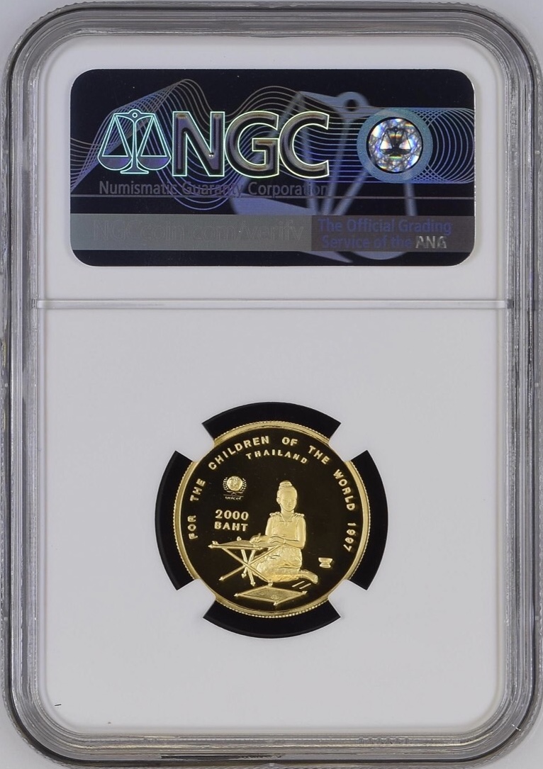 เหรียญทองคำขัดเงา 50 ปี องค์การทุนเพื่อเด็กแห่งสหประชาชาติ