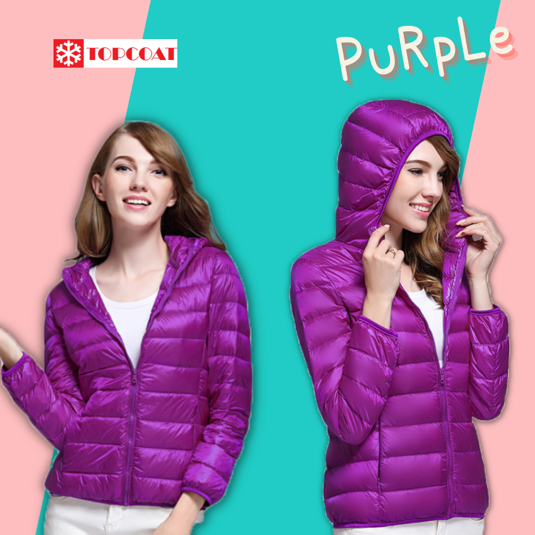 เสื้อกันหนาว เสื้อกันหนาวมีฮู้ด เสื้อกันหนาวขนเป็ด มีถุงผ้า มีฮูด