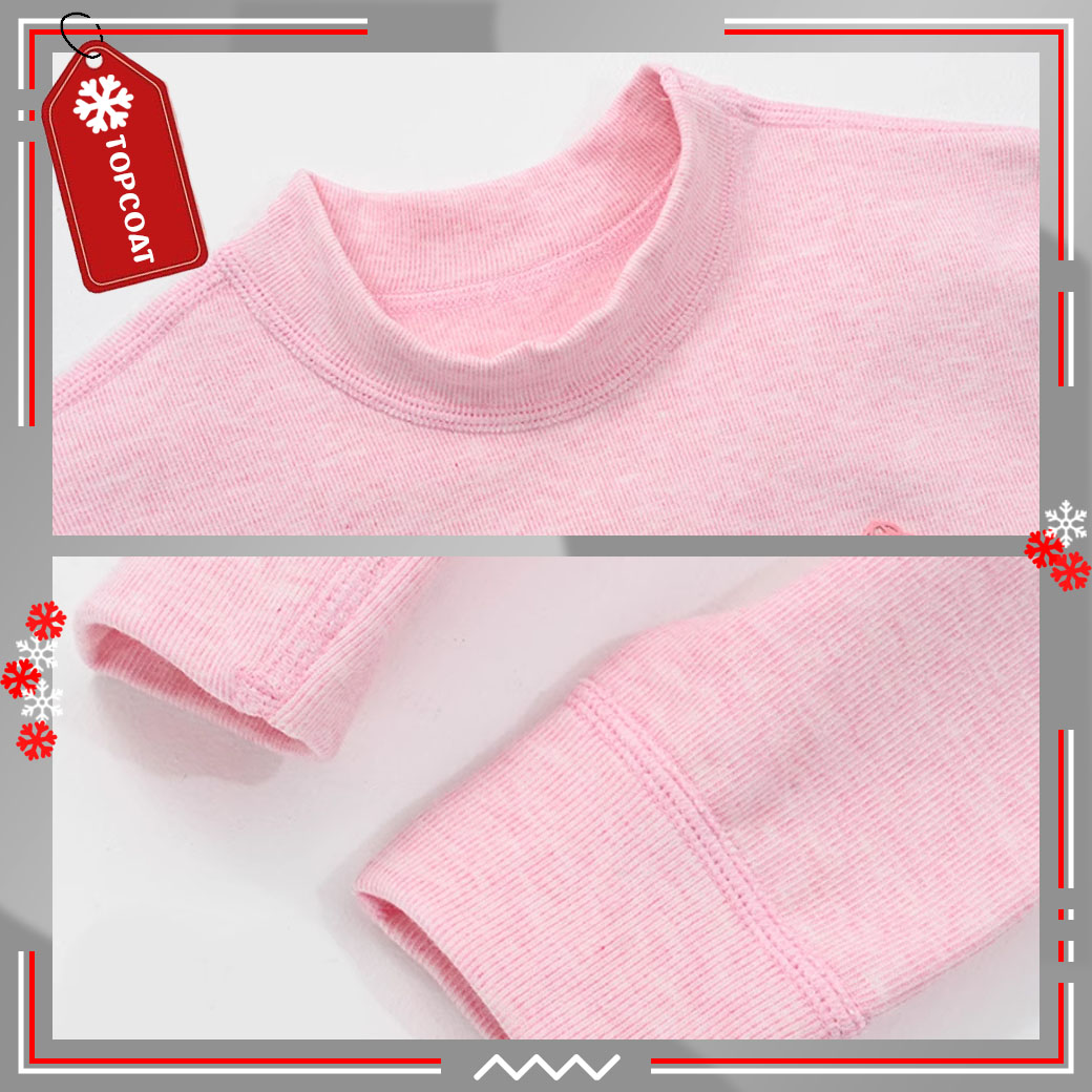 ลองจอนฮีทเทคเด็ก HEATTECH ชาย-หญิง เสื้อพร้อมกางเกง ด้านในเป็นบุขนหนานุ่ม