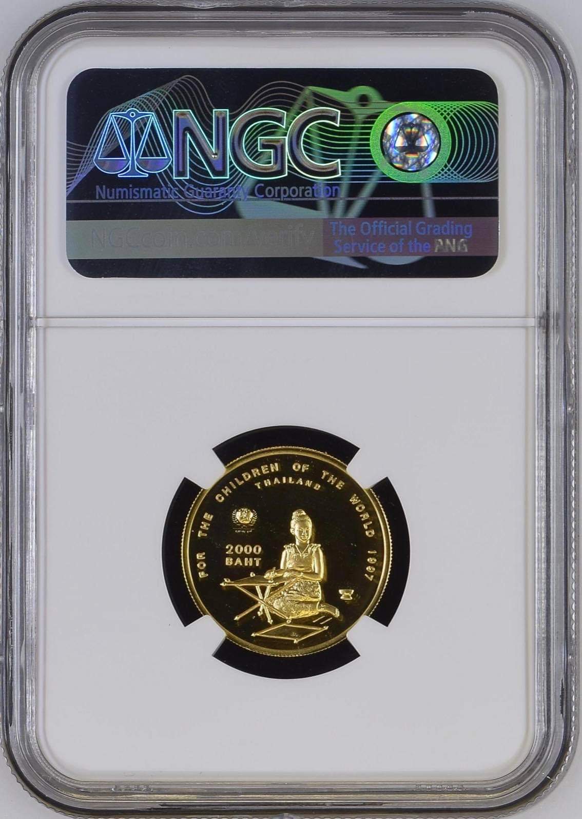 เหรียญทองคำเด็กเขียนกระดาน 50 ปี องค์การทุนเพื่อเด็กแห่งสหประชาชาติ