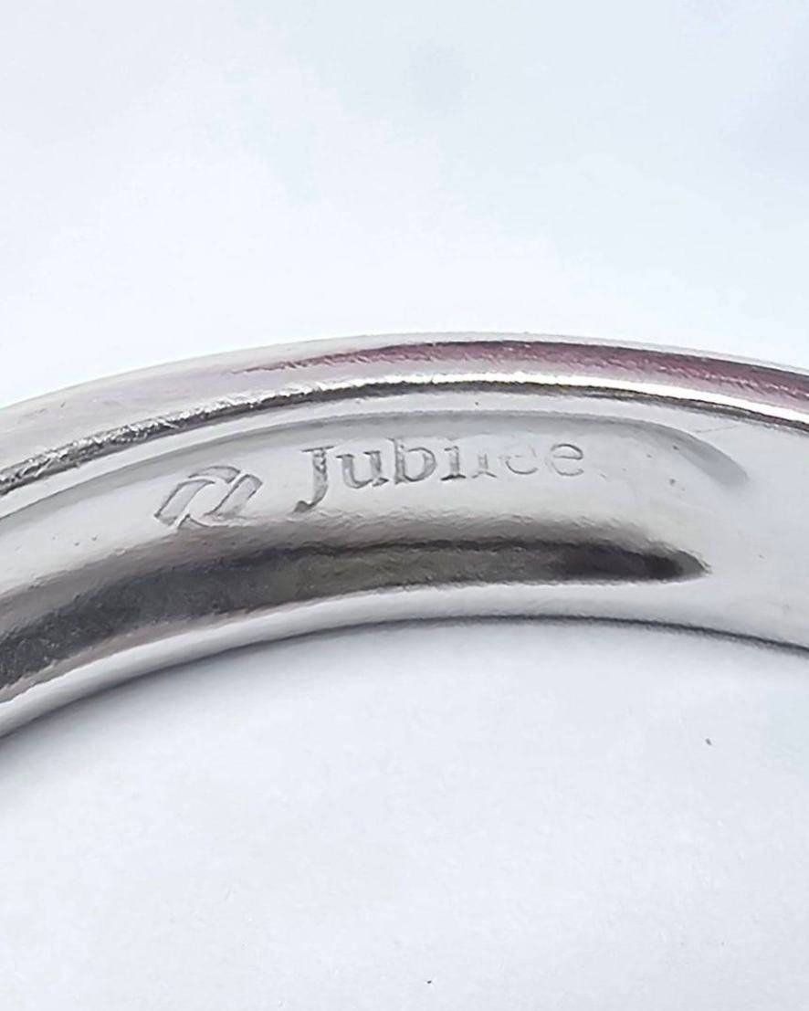 🚫ปิดการขาย(SoIdOut)🚫แหวนทองคำขาว 18K Jubilee ตัวเก่ายุค 2010's เพชรเกสร 7 ตัง 1 เม็ด น้ำ 97-98 ความสะอาด vvs ไซส์ 56 น้ำหนัก 4.08 กรัม ราคา 9,300.-(Net)