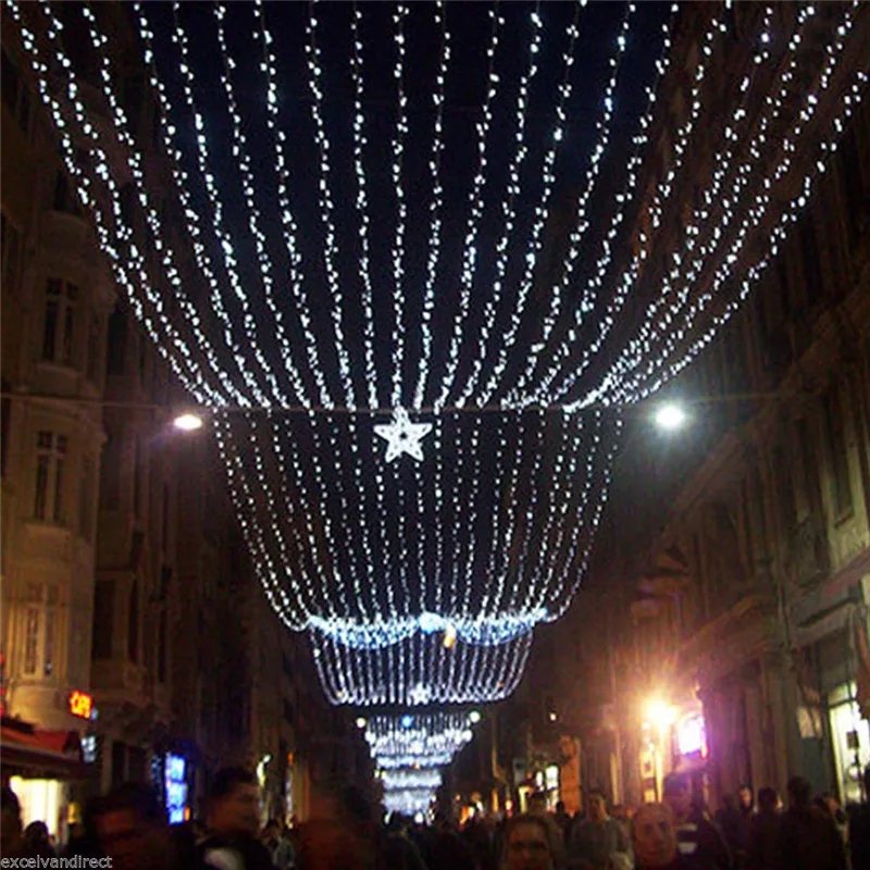 ไฟประดับ LED ความยาว 100เมตร ไฟled1000ดวง ไฟตกแต่ง ไฟหิ่งห้อย ไฟหยดน้ำ ไฟปีใหม่ ไฟคริสมาสต์ เลือกสีได้ครับ มีรวมสี แยกสี สีเดียว แดง เหลือง ฟ้า เขียว ส้ม ม่วง