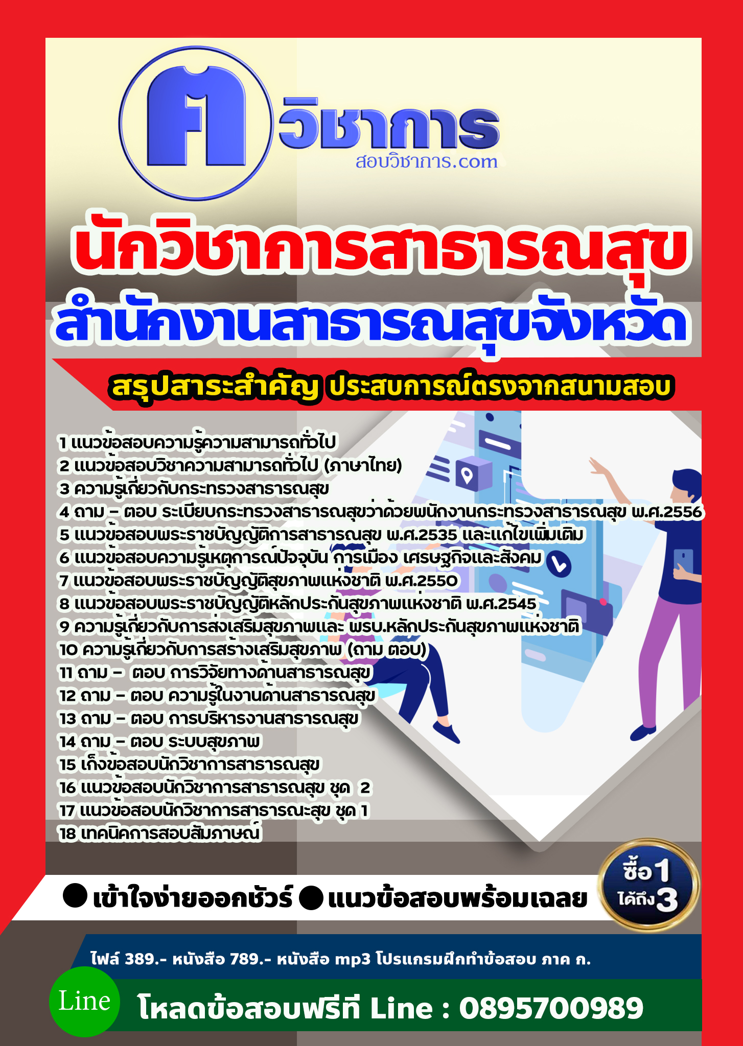 แนวข้อสอบนักวิชาการสาธารณสุข สำนักงานสาธารณสุข 2568
