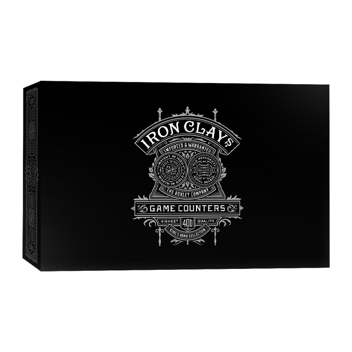 Iron Clays 100 / 200 / 400 Premium Gaming Counters for Board Game