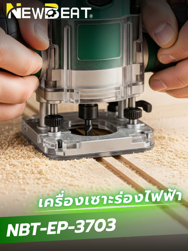 เครื่องเซาะร่องไฟฟ้า NEWBEAT รุ่น NBT-EP-3703
