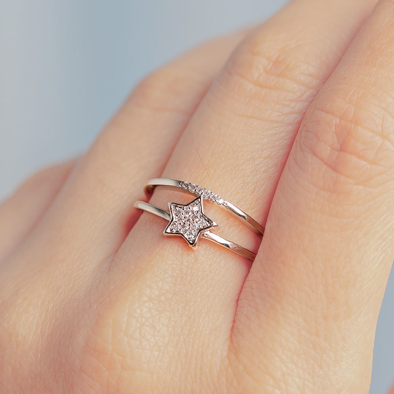DIAMOND 18K WHITE GOLD RING แหวน เพชร ทอง 18K Pre-order