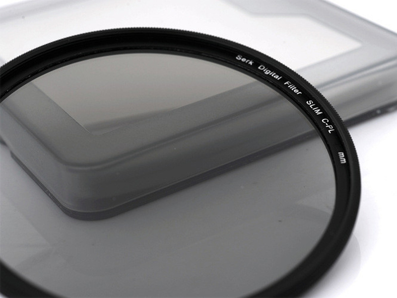 SERK Super Slim CPL Circular Polarizing Filter ขอบบาง ขนาด 37 40.5 46 49 52 55 58 62 67 72 77 82 mm.