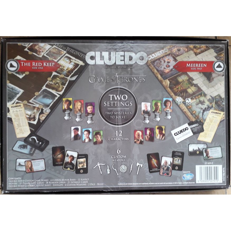 Clue: Game of Thrones