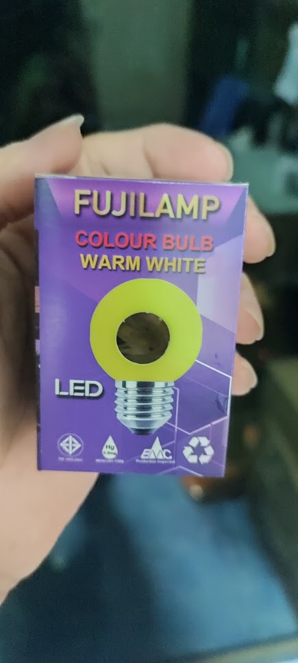 หลอดปิงปองLED 3W ขัวเกลัยว E27 ไฟปิงปอง แบบใส หลอดแอลอีดี 1หลอด