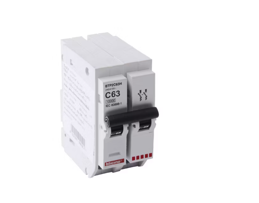 BTICINO เมนเบรกเกอร์ บิชิโน่ รุ่น BTP2C63H 63A เบรเกอร์ตู้ไฟ 2เฟส