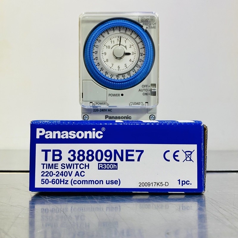 TIMER ทามเมอร ไทม์เมอร์ PANASONIC TB38N ไฟเลี้ยง 220VAC มีแบตเตอรี่สำรองไฟ A1