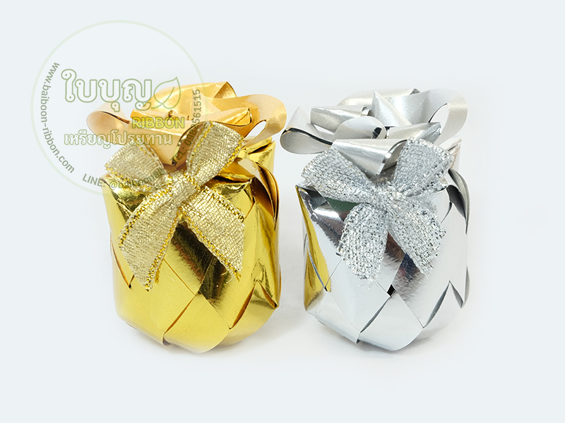 ริบบิ้นฟลอย เบอร์ 0.9 มงกุฎ (ม้วนใหญ่ 350 หลา หน้ากว้าง 9 มิล)