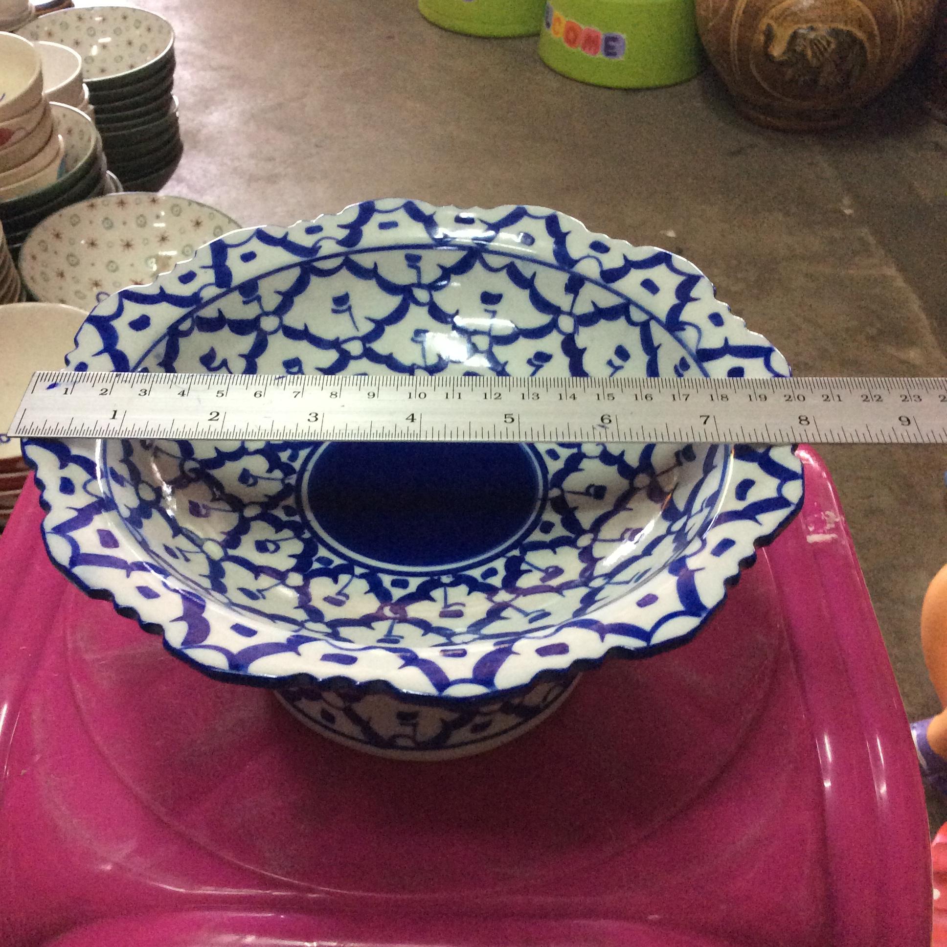 พานลายไทย 8"