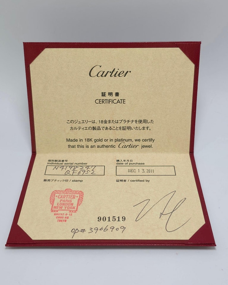 🚫ปิดการขาย(SoIdOut)🚫ประหยัดเกือบ 84% แหวน Platinum PT950 คาร์เทียร์ รุ่น Ballerine Solitaire เพชรเกสร 42 ตัง 1 เม็ด น้ำ 97(G) VVS1 2EX,1VG ข้างเพชรเกสร 1 ตัง 4 เม็ด รวม 4 ตัง น้ำ 98-100 If-vvs อุปกรณ์: กล่อง 2 ชั้น การ์ด คู่มือ ใบ GIA พร้อ