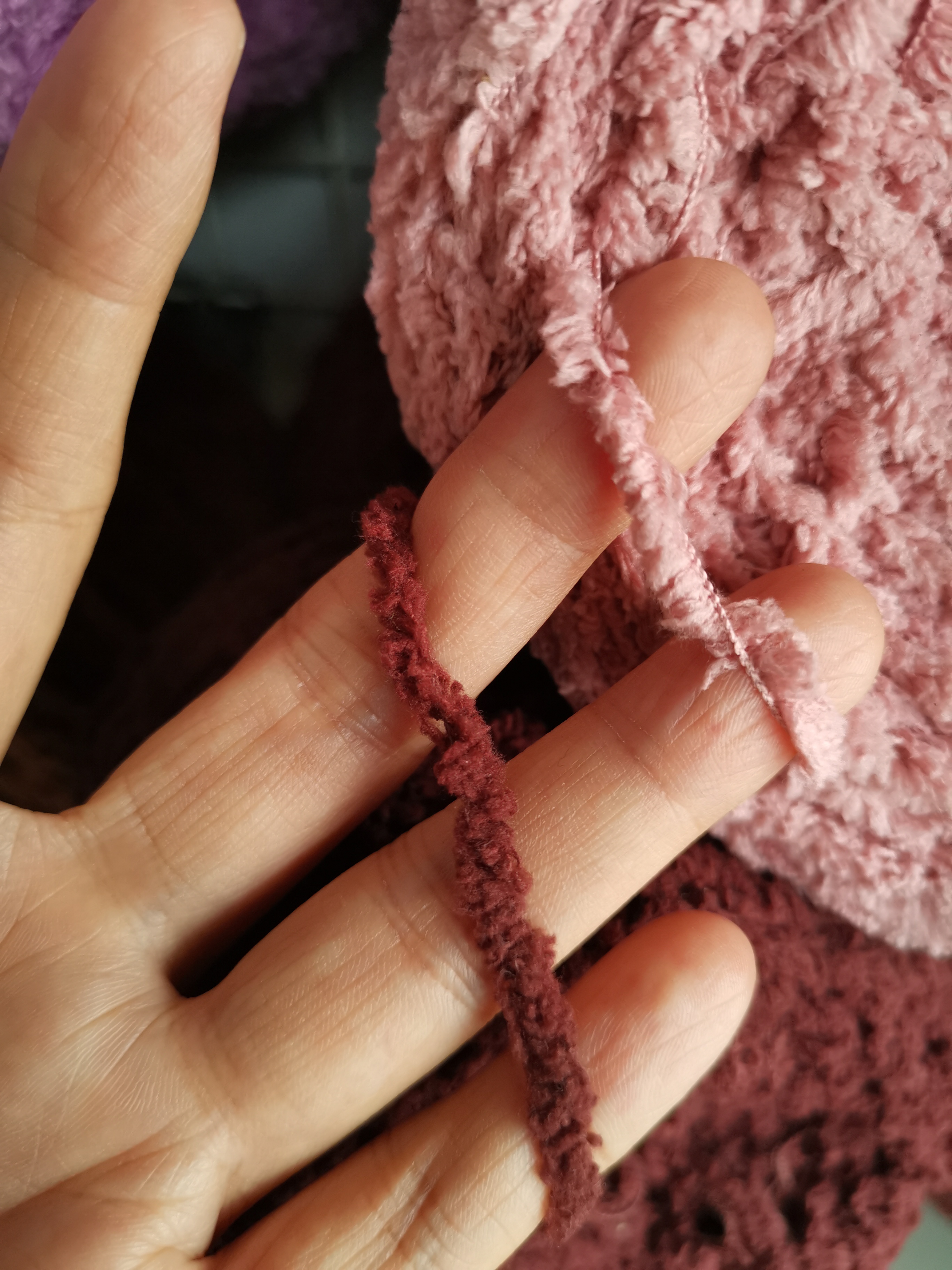 ขนแกะ (สีพื้น)