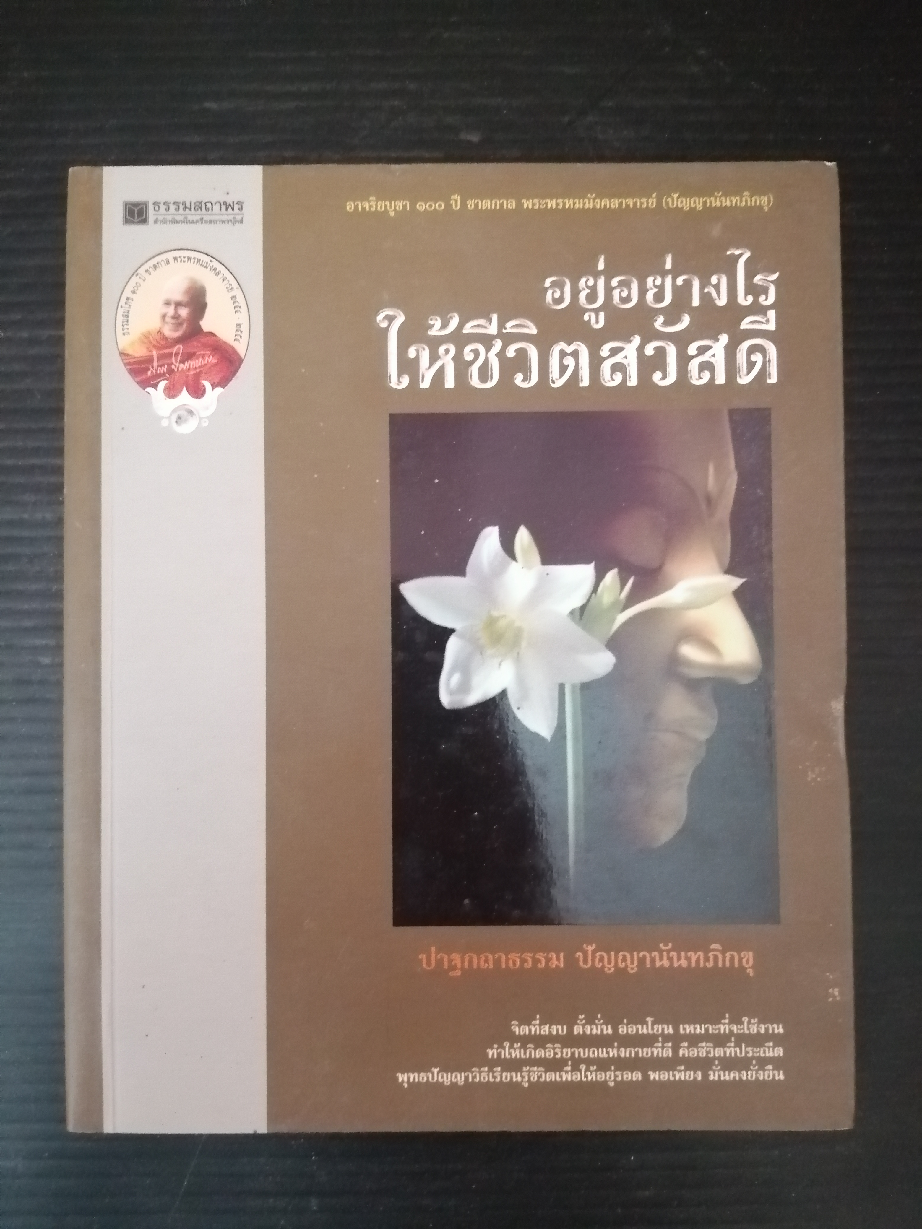 อยู่อย่างไรให้ชีวิตสวัสดี ผู้เขียน ปาฐกถาธรรม ปัญญานันทภิกขุ
