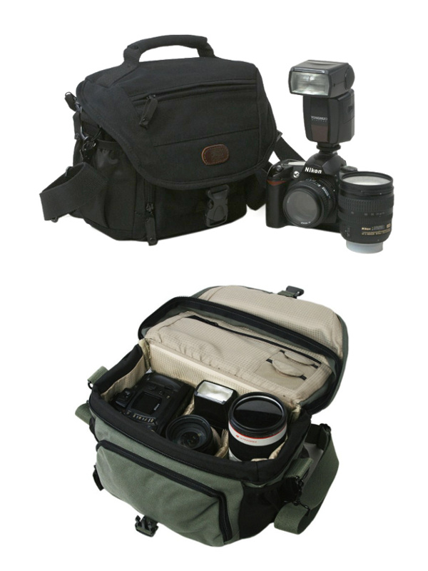 Driftwood Canvas Camera Bag กระเป๋ากล้อง รุ่น 7664 สี ดำ เขียว เทา กากี