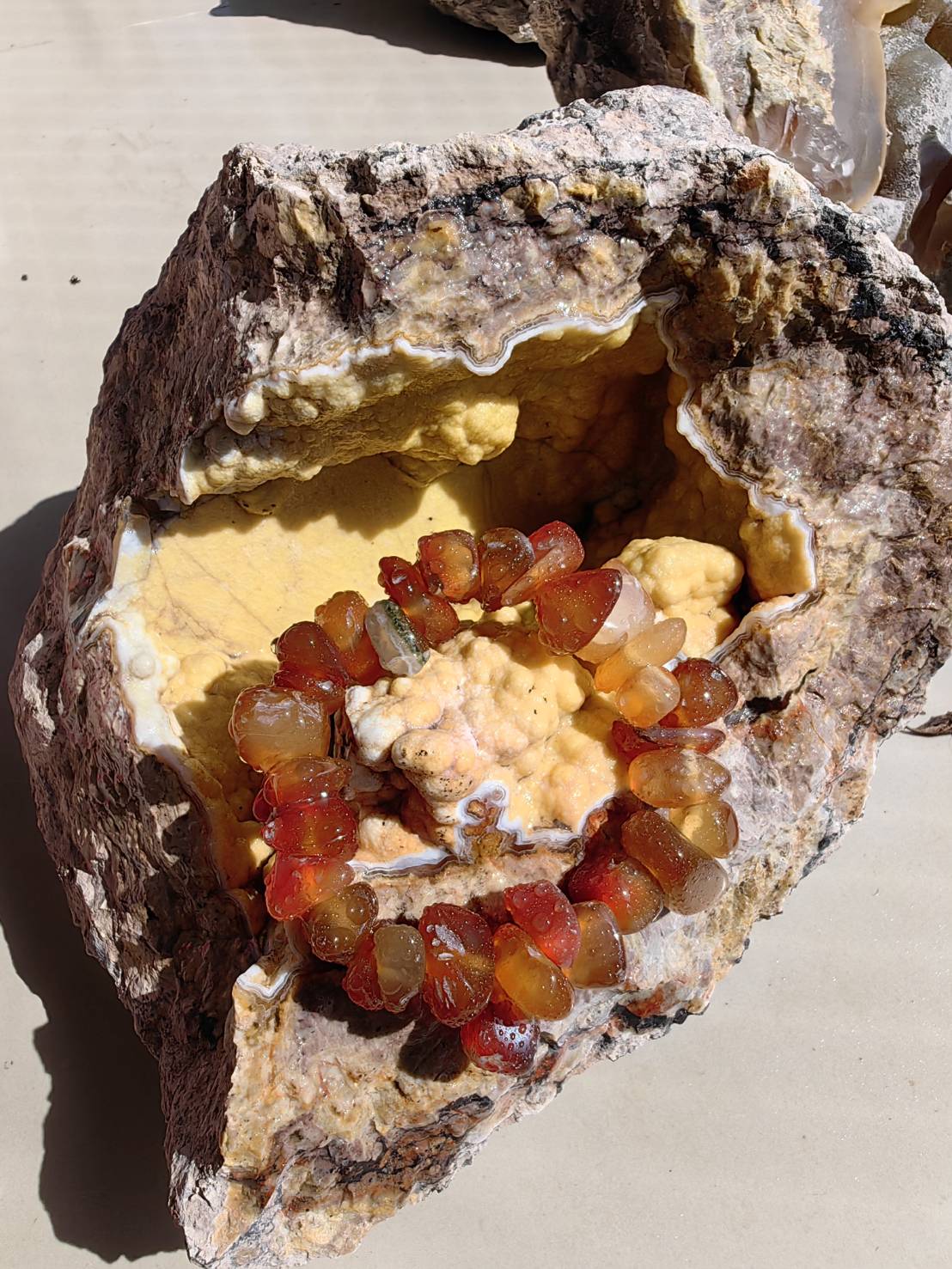 Carnelian Bracelets สร้อยข้อมือคาร์เนเลียน Size 16 cm. 298.50 ct.