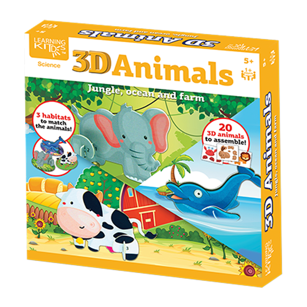 Learning Kitds 3D Animals
