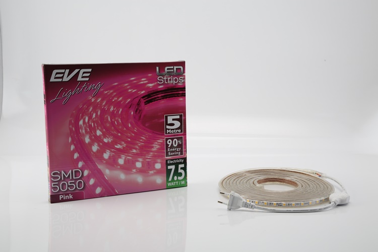ไฟเส้นหลายสี แบบกันน้ำ LED Strips 5M ไฟเส้นแอลอีดี SMD 5050 5เมตร IP65 แบบกันน้ำ