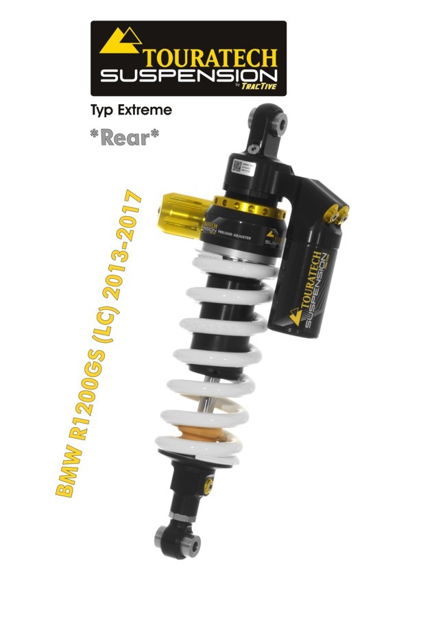 Touratech Suspension shock absorber ”rear” for BMW R1200GS (LC) 2013-2017 type Extreme