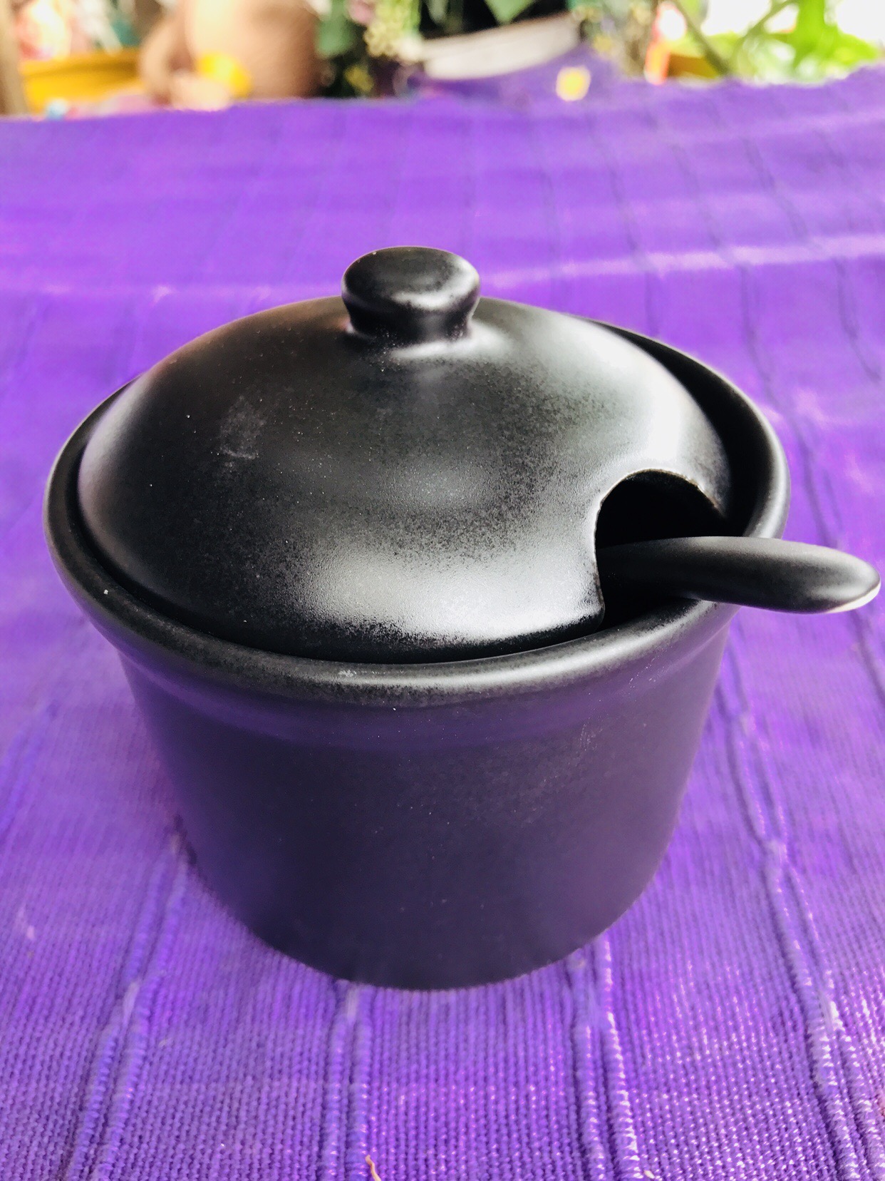 โถใส่น้ำตาล4”+ช้อน