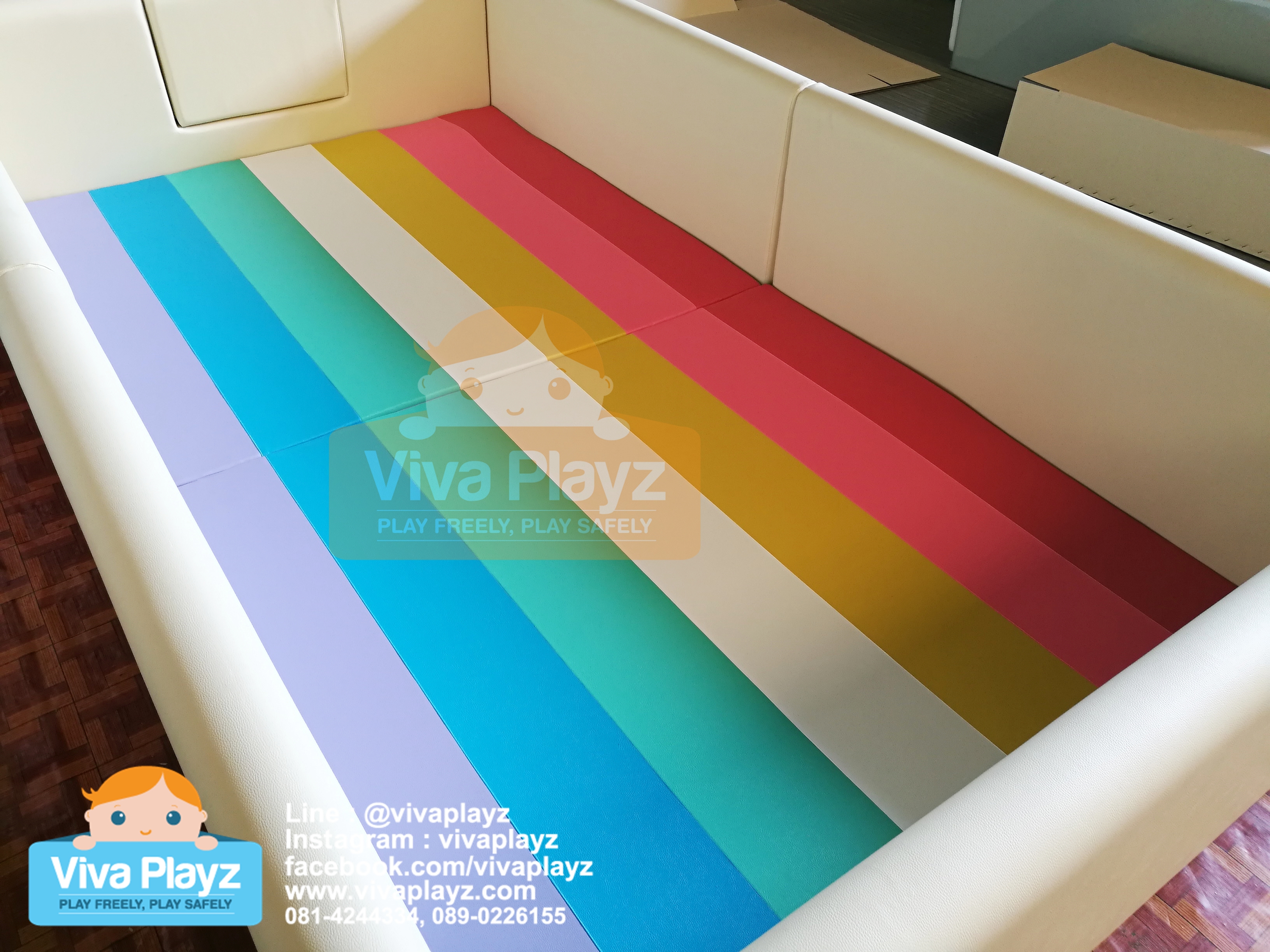 ตัวอย่างสี คอกกั้นเด็ก