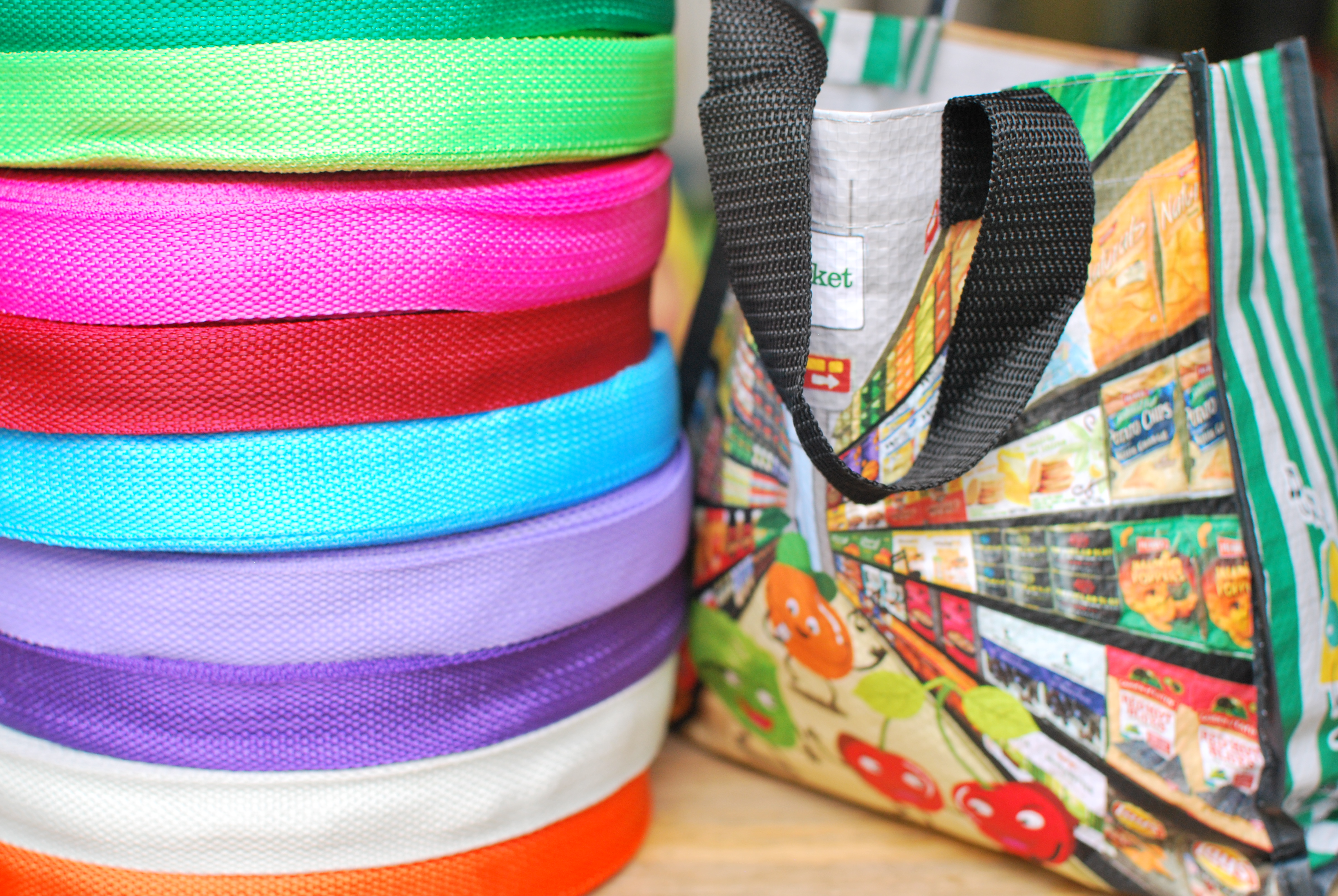 ฟ้าใส เทปผ้าPPบาง กว้าง 2.5cm ยาว45-50เมตร