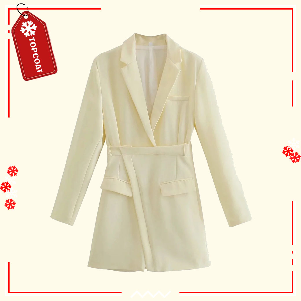 เดรสสูทสีพาสเทล ซับในทั้งตัว ครีม เหลืองอ่อน ฟ้า เขียว