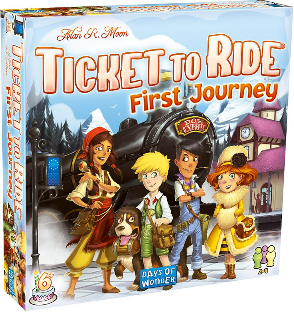 Ticket to Ride: First Journey Euro Map