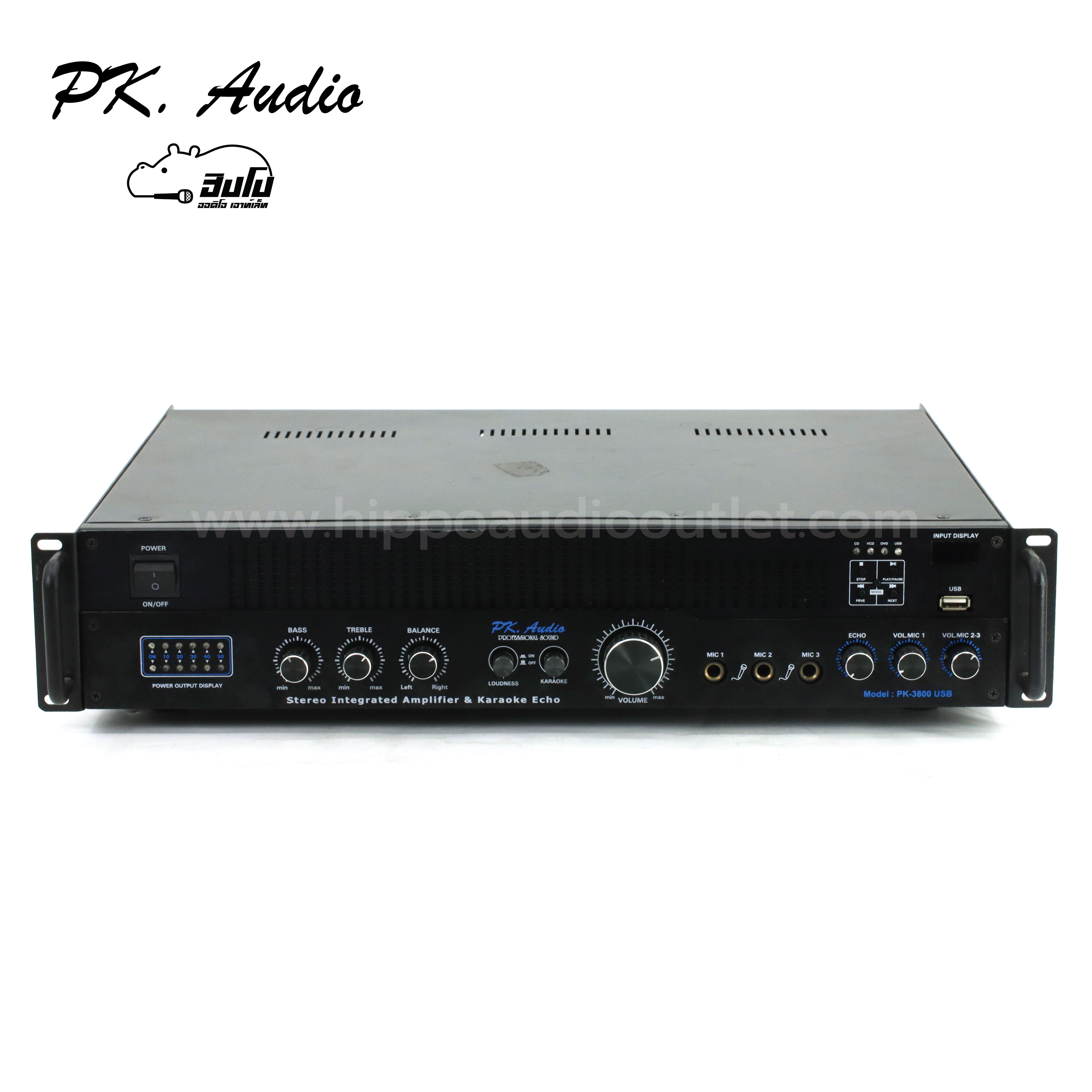 PK AUDIO PK 3800USB ขยาย (PP1)
