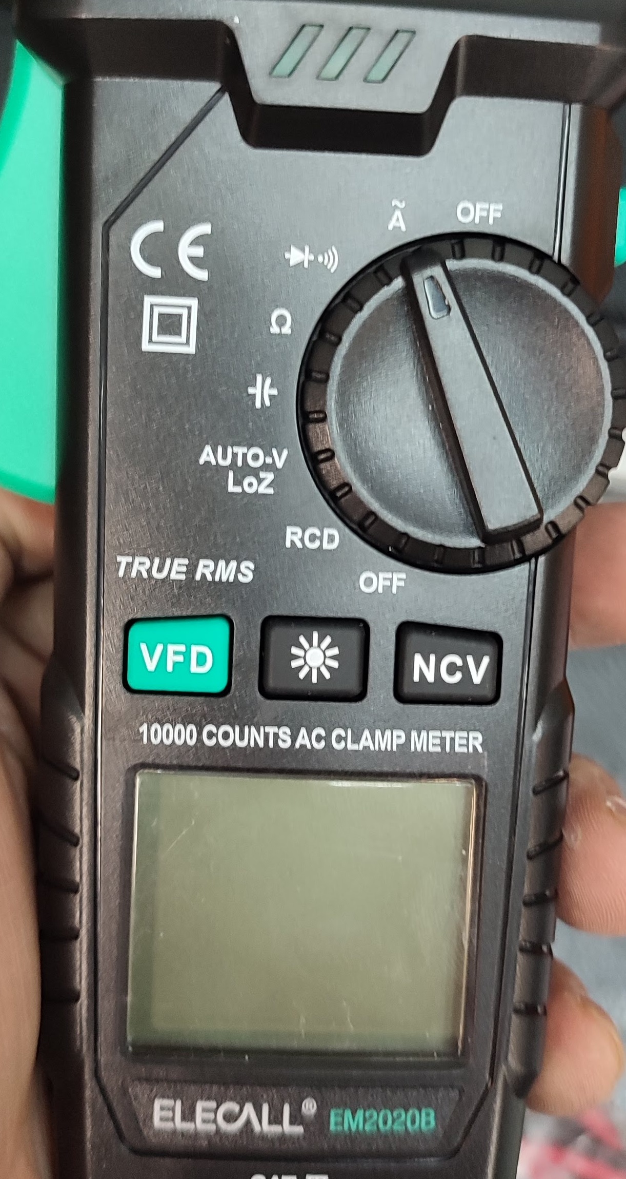 แคล้มมิเตอร์ดิจิตอล DIGITAL CLAMPMETER วัดกำลังไฟ V DC AC แบรน์ CCS รุ่น EM2020B ELECALL